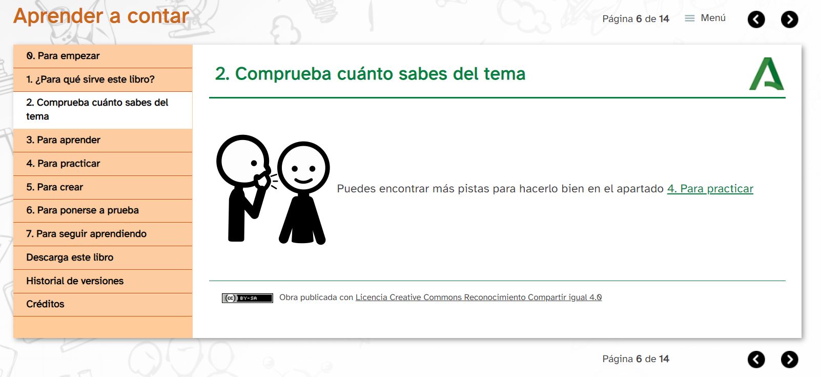 Exemplo de localización da información