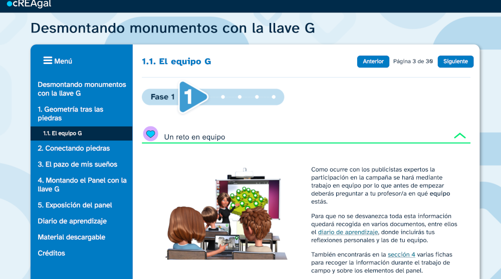 Exemplo de apartado para o traballo en equipo