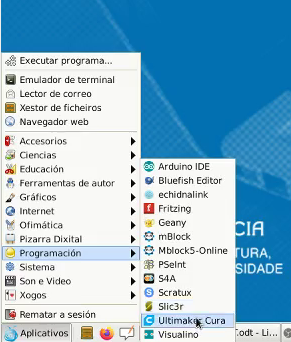 Captura de pantalla menú maqueta Abalar