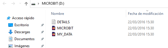 Conexión de la Microbit con el ordenador