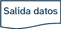 Símbolo de salida de datos