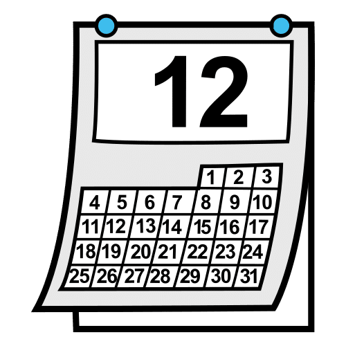 Pictograma de calendario