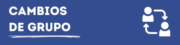 cambios de grupo