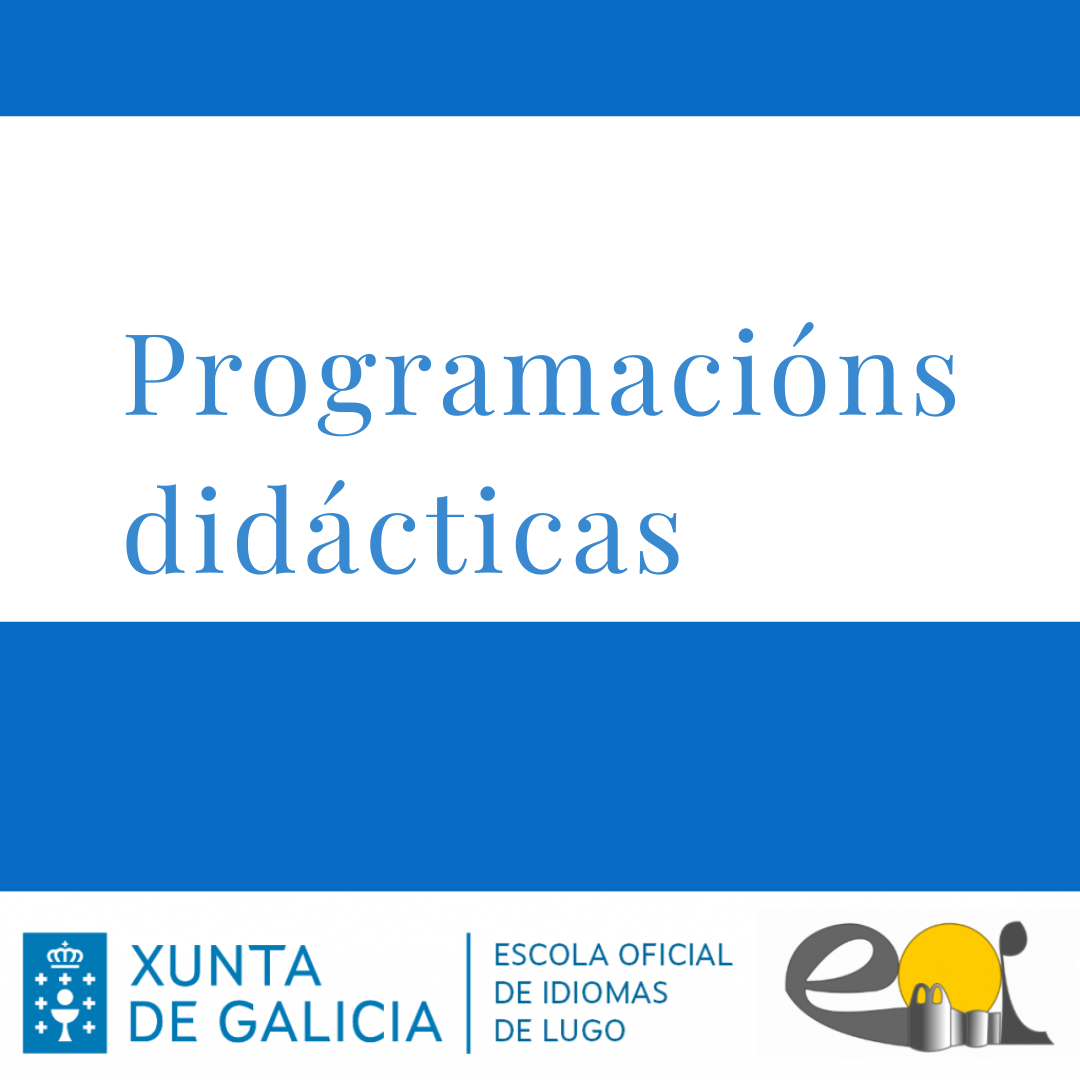 Programacións didácticas