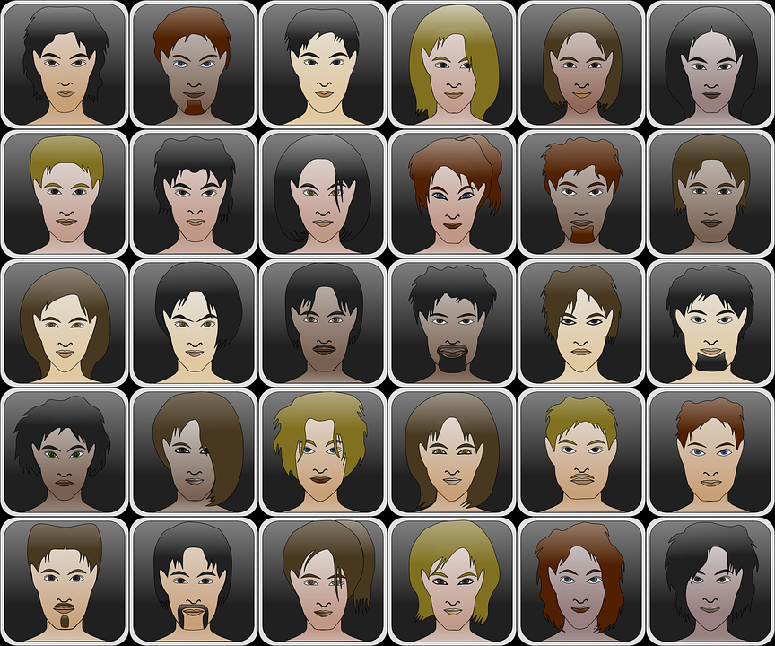 Openclips. Faces Usuarios. CCO 1.0.