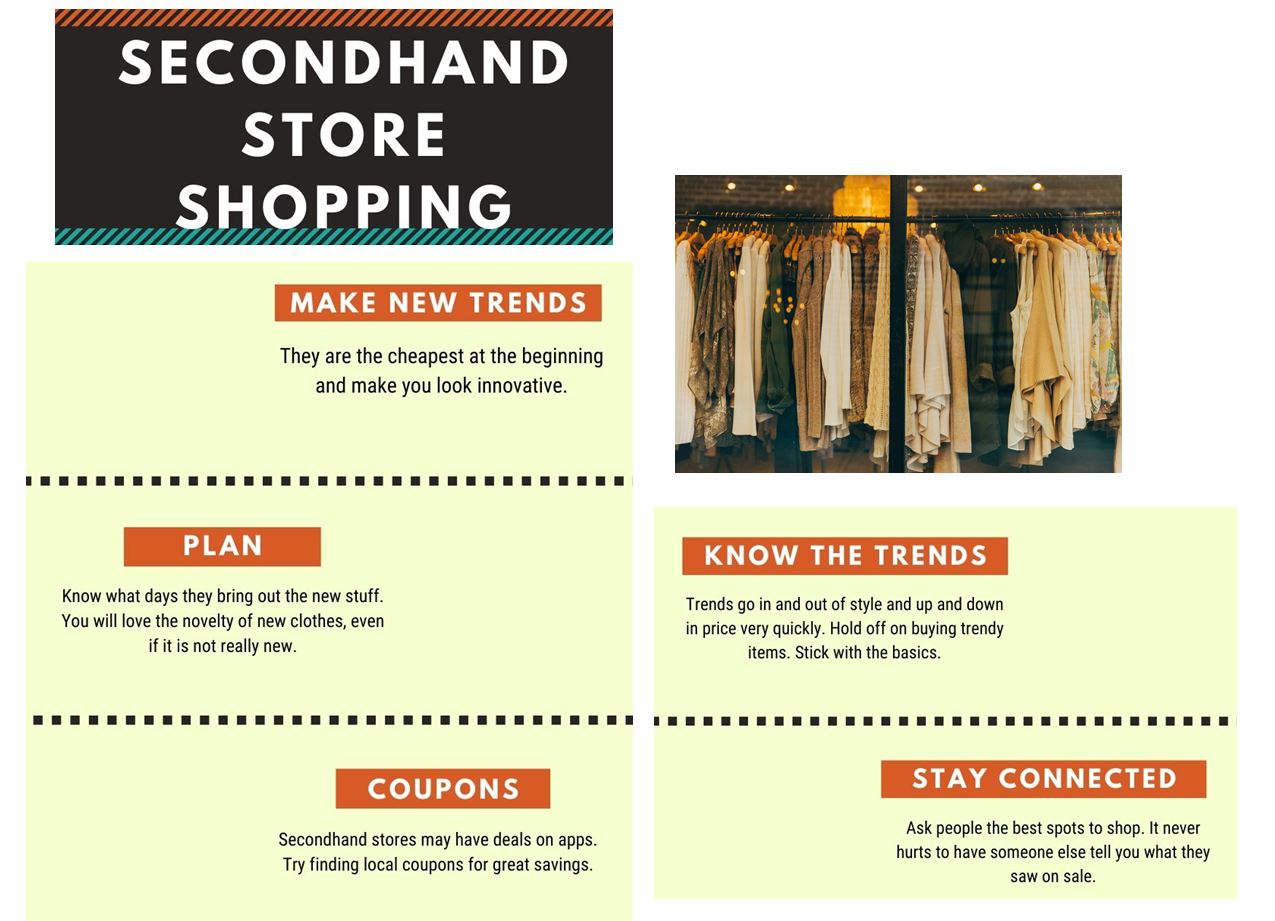 secondhand store shopping