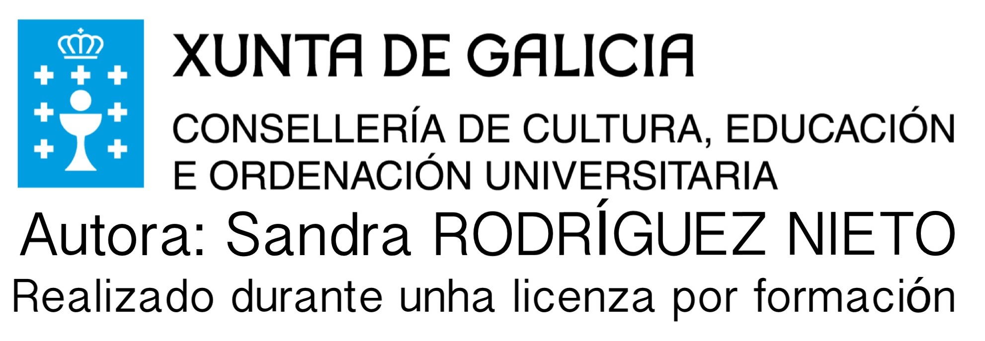 Logo Conselería Cultura, Educación  e Ordenación Universitaria