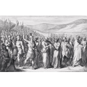 The Secession of the People to the Mons Sacer, engraved by B. Barloccini, 1849.