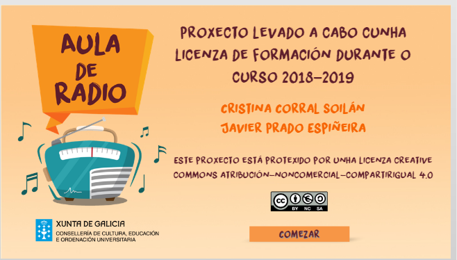 Imaxe de portada do recurso Aula de radio