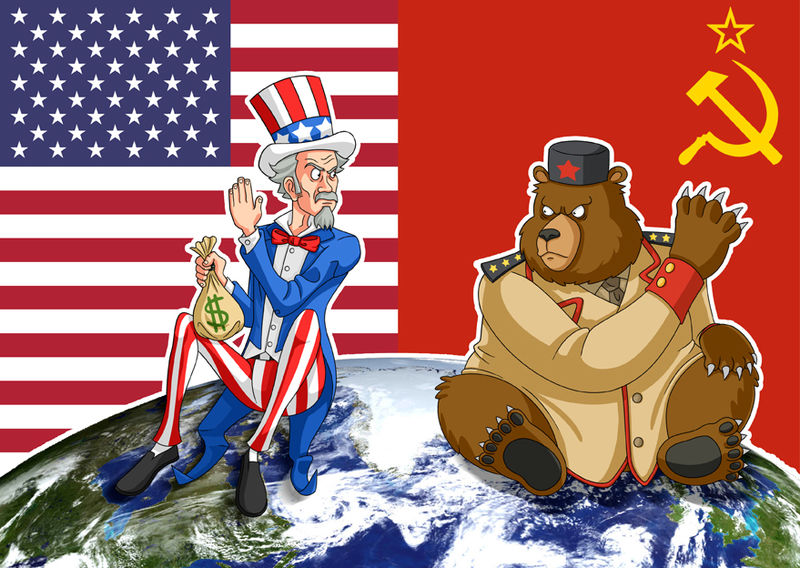 Cold War cartoon