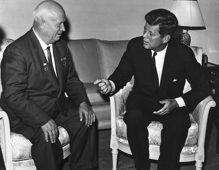 Nikita Khrushchev and John F. Kennedy, Vienna, June 1961
