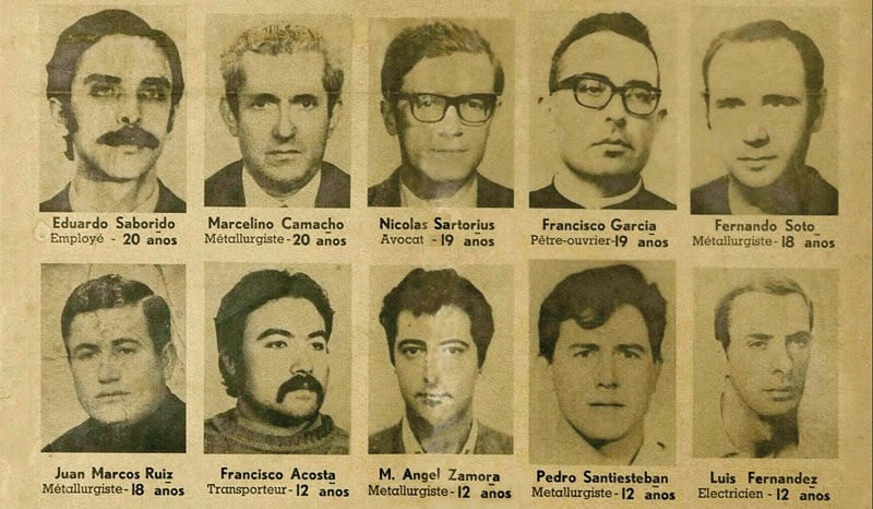 CCOO activists condemned at 1001 process (1972)