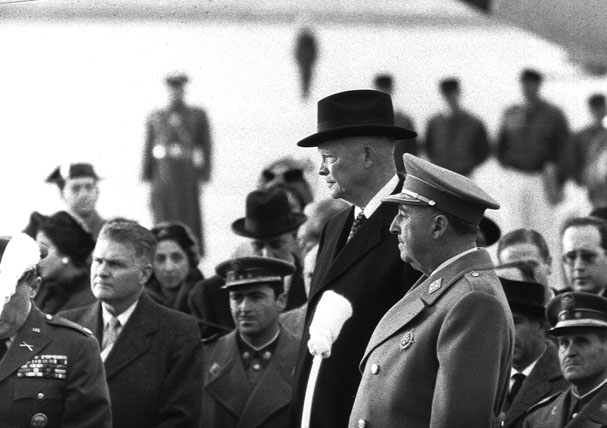 Franco and Eisenhower. Madrid 1959