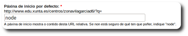 Páxina de inicio Páxina de inicio