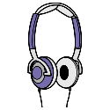 Auriculares (Arasaac) Modelo de auriculares con cable de diadema