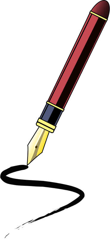 Pluma facendo un trazo