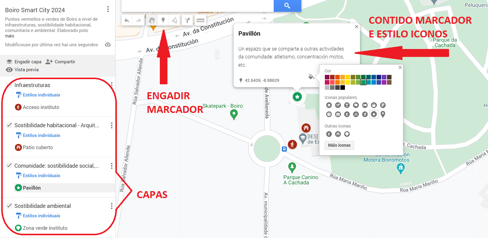 Edición mapa interactivo