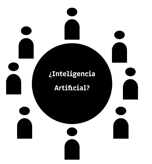 Mesa redonda de personas discutiendo sobre Inteligencia Artificial