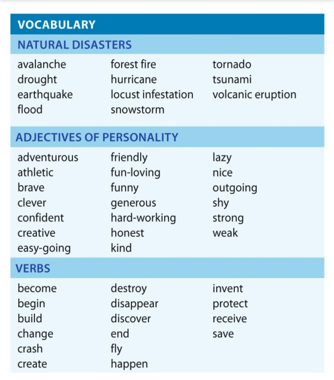 Vocabulary lesson 5 