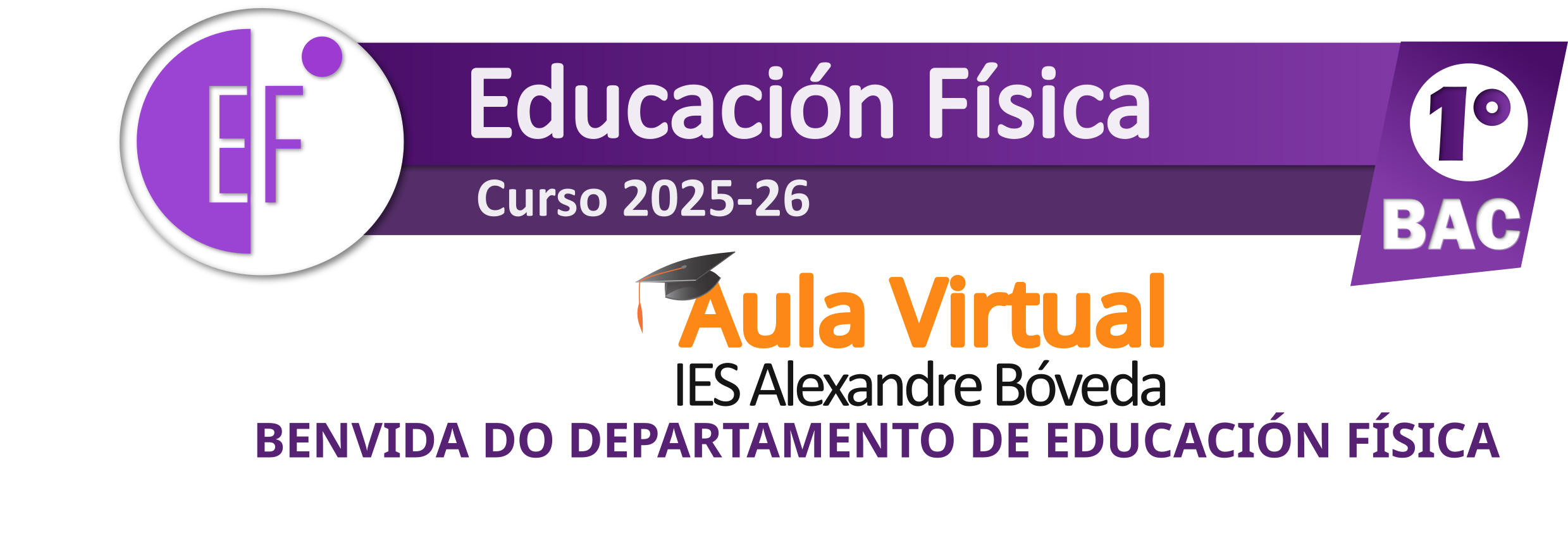 Portada aual virtual 1º de bacharelato curso 2025-26