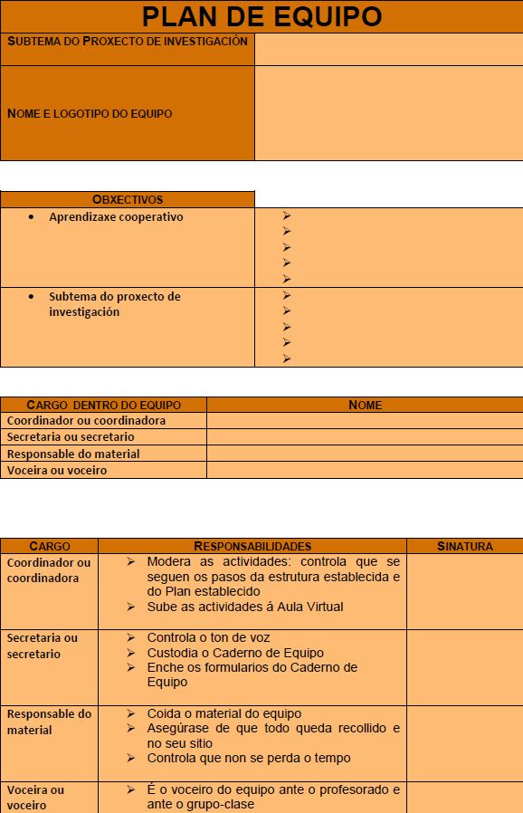 PLAN DE EQUIPO