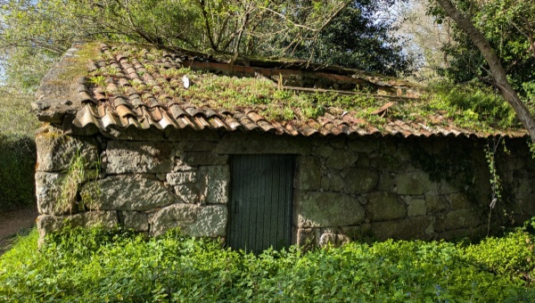 Molino de Coiro con tejado roto
