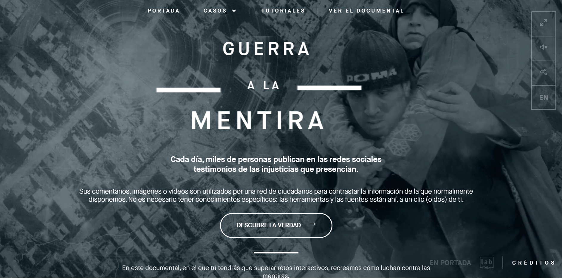 Webdoc "Guerra a la mentira"