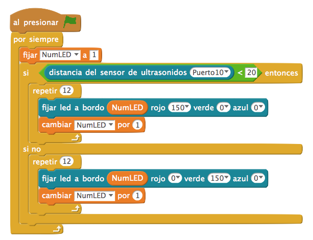 Solución mBot trabaja en el parking