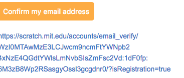 Texto correo confirmación Scratch Texto correo confirmación Scratch