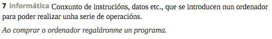 definición programa informático