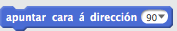 apuntar cara direccion
