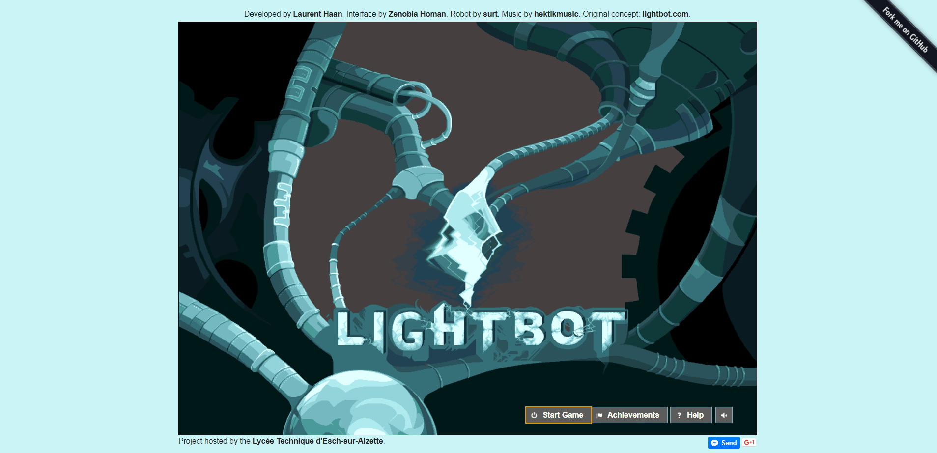 Lightbot. Enlace al juego online.