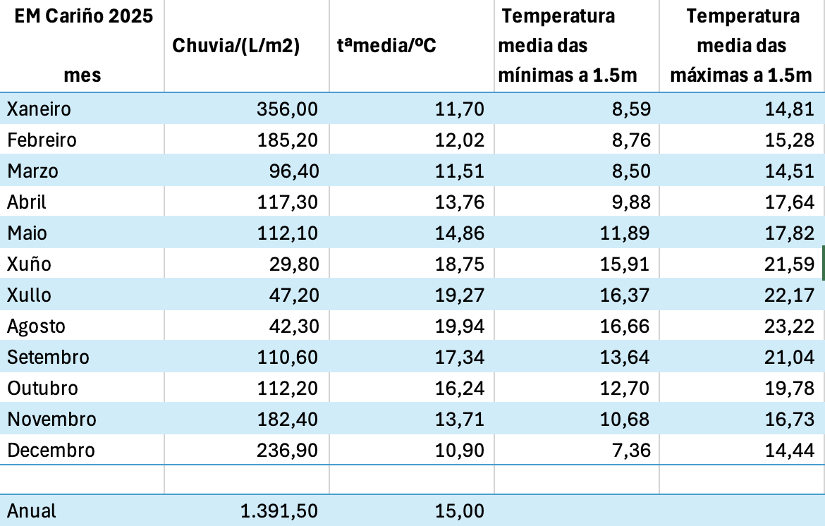 EM Carino 2025 tabla