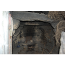 Viga formada con elemento monolítico de piedra en una construcción tradicional. (M. Torres Búa).