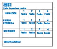 Ficha de seguimiento. Ejemplo de una ficha de seguimiento.