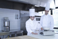 Realización de medidas de masa.