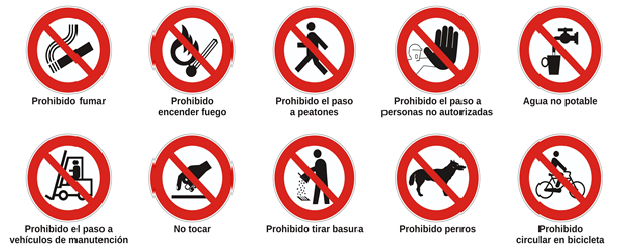 señal prohibición