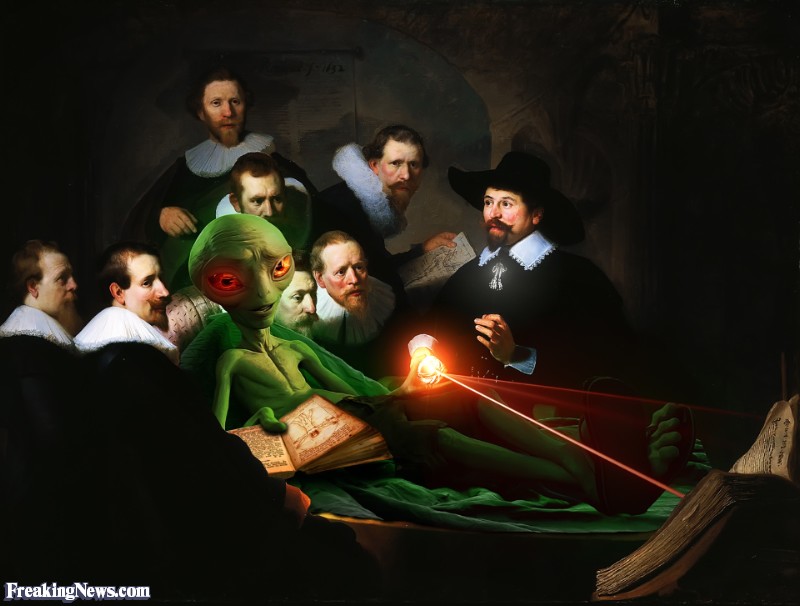 Anatomy lesson alien's