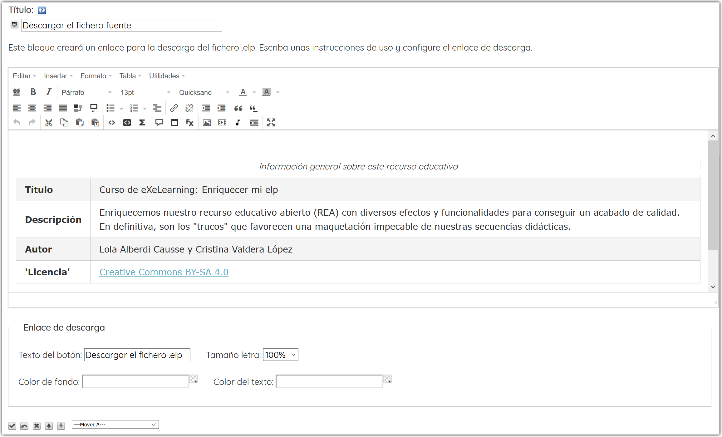 iDevice en modo edición
