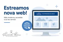 O IES Fernando Blanco estrea a súa nova páxina web