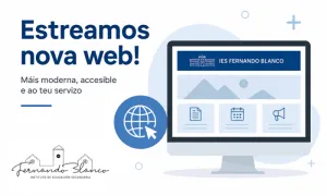 O IES Fernando Blanco estrea a súa nova páxina web