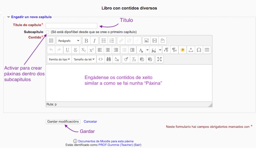 Primeiro capítulo do Libro