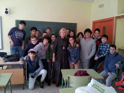 ESO 1º C.Despedida de Alicia Requena
