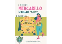 cartel mercadillo solidario