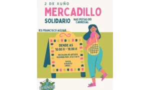 cartel mercadillo solidario