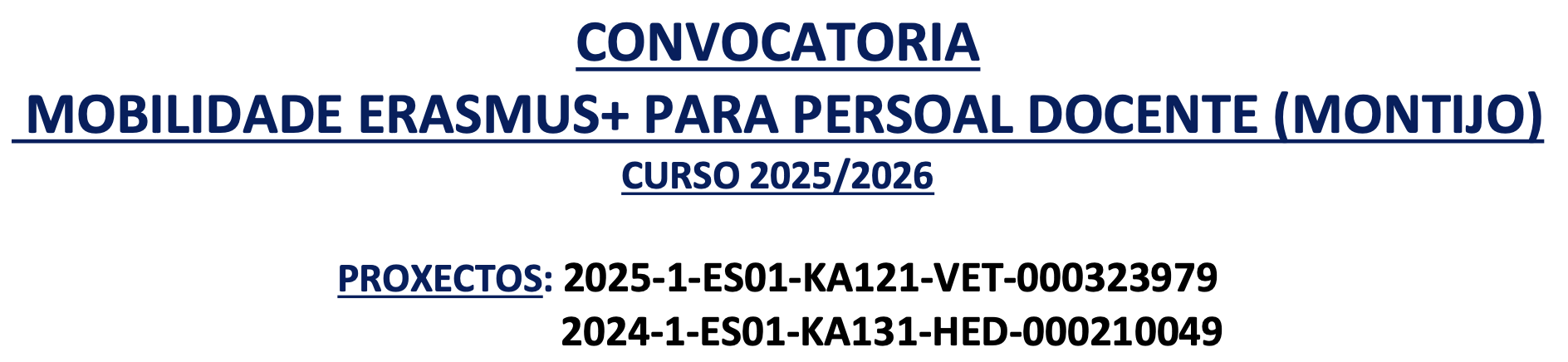 Mobilidade profesorado