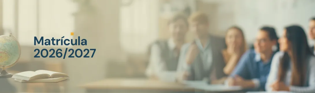 Matrícula aberta para o curso 2026/2027