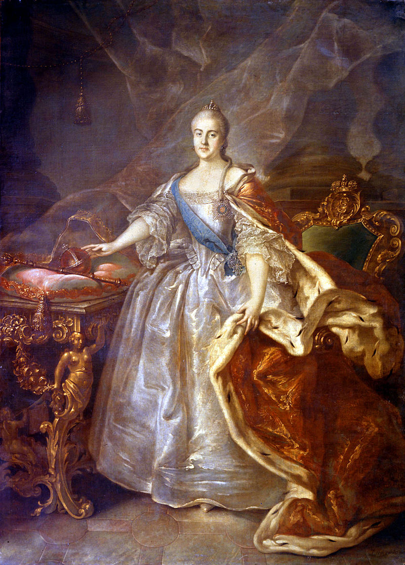 catarina II. Retrato de Arguov
