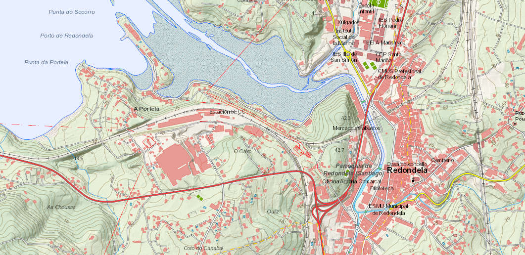 fragmento mapa topográfico