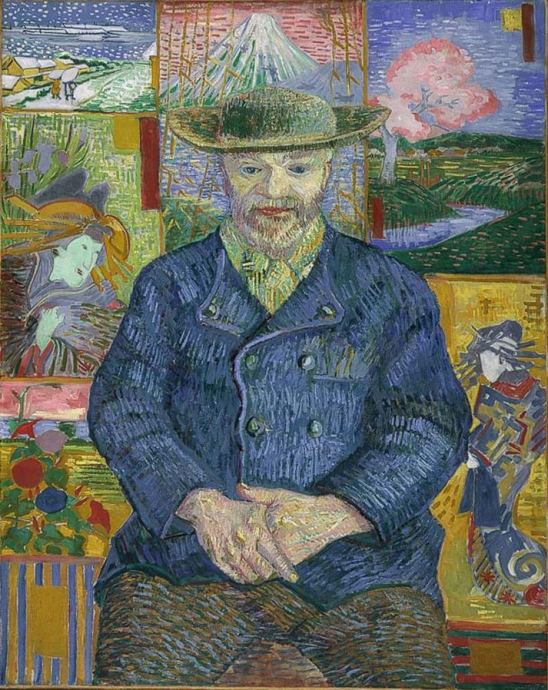 Retrato de Pére Tanguy, de Van Gogh